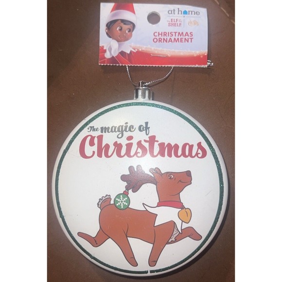 Elf on the Shelf Pets, The Magic Of Christmas Reindeer Disk Ornament, 4.5", New - Picture 1 of 4